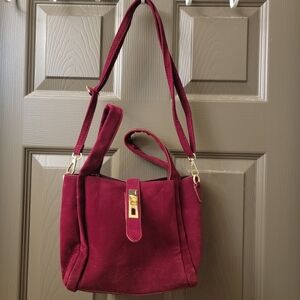 Deep Red Shoulder Bag